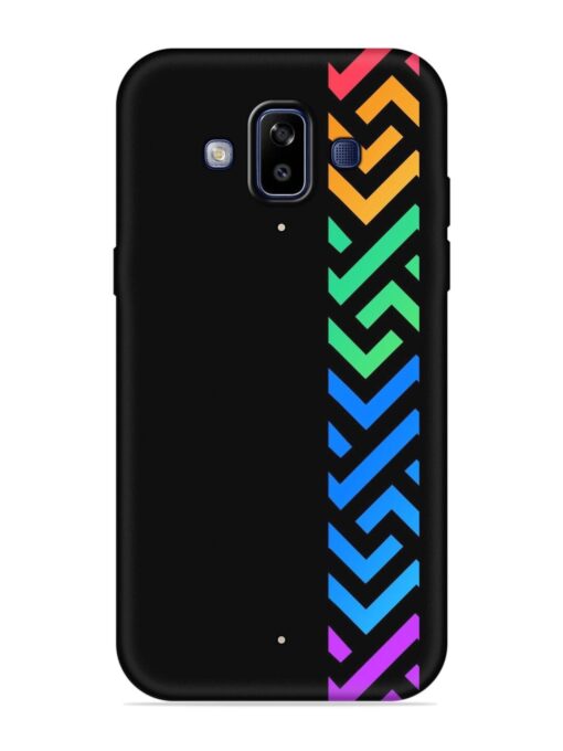 Colorshape Stripes Embossed Soft Silicone Case for Samsung Galaxy J7 Duo Zapvi