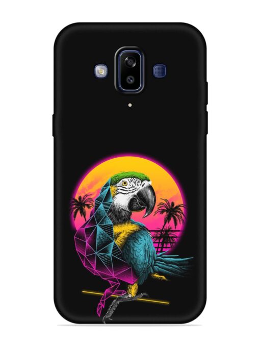 Rad Parrot Embossed Soft Silicone Case for Samsung Galaxy J7 Duo Zapvi