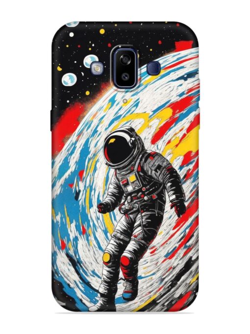 Astronaut Art Embossed Soft Silicone Case for Samsung Galaxy J7 Duo Zapvi