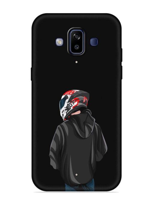 Motorcycle Rider Embossed Soft Silicone Case for Samsung Galaxy J7 Duo