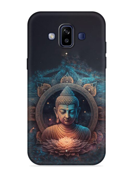 Gautam Buddha Embossed Soft Silicone Case for Samsung Galaxy J7 Duo