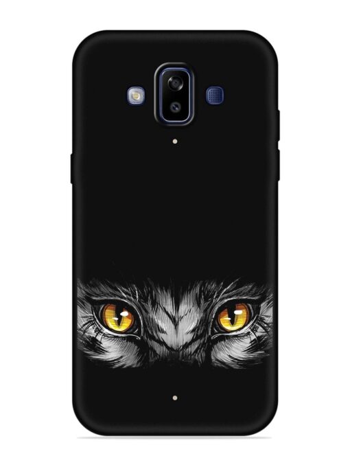 Scary Eye Embossed Soft Silicone Case for Samsung Galaxy J7 Duo