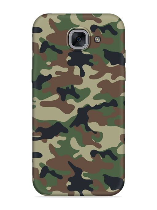 Army Military Camouflage Dark Green Embossed Soft Silicone Case for Samsung Galaxy J7 Max Zapvi