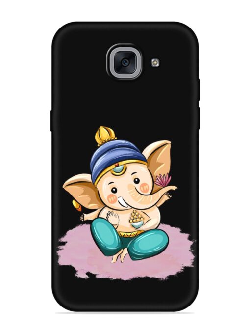 Bal Ganesh Vector Art Embossed Soft Silicone Case for Samsung Galaxy J7 Max Zapvi