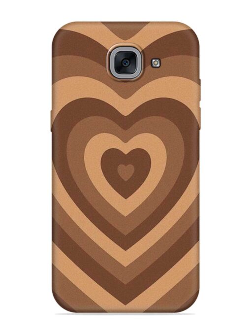 Brown Heart Embossed Soft Silicone Case for Samsung Galaxy J7 Max Zapvi