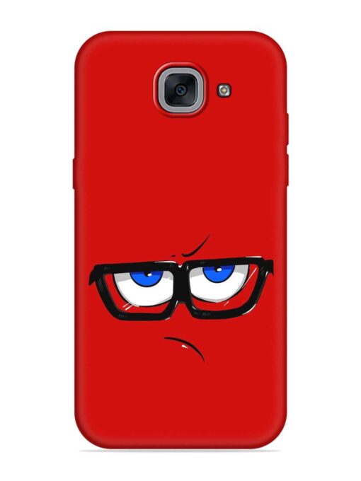 Rad Angry Face Embossed Soft Silicone Case for Samsung Galaxy J7 Max Zapvi