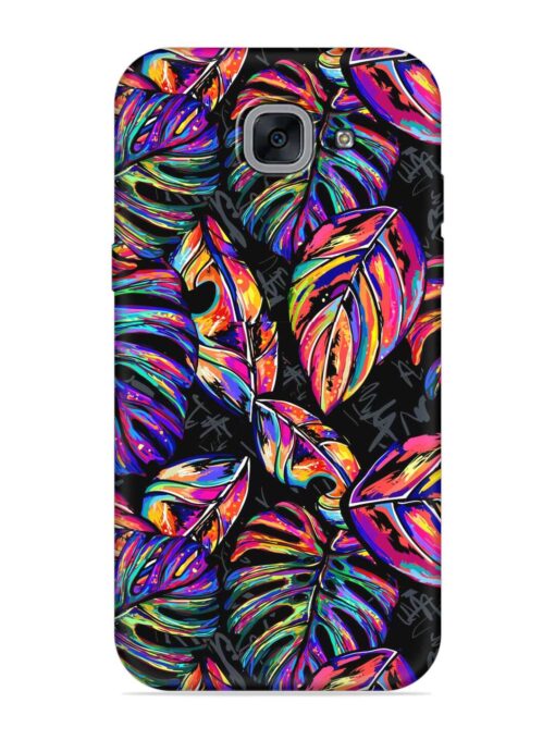 Tropical Seamless Vector Embossed Soft Silicone Case for Samsung Galaxy J7 Max Zapvi