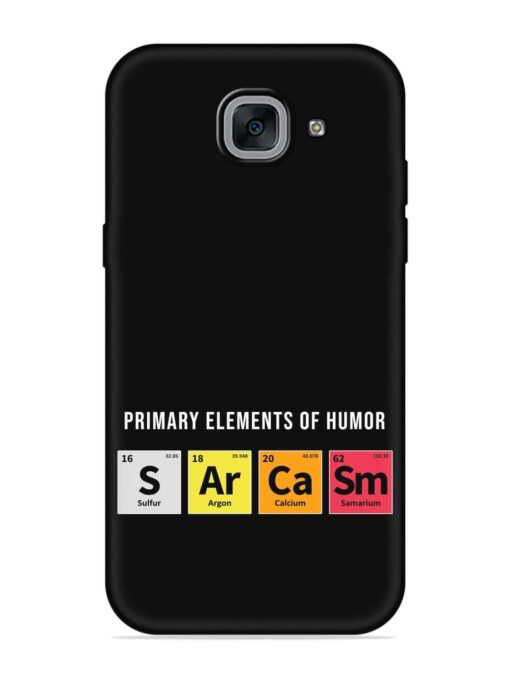 Primary Elements Humor Embossed Soft Silicone Case for Samsung Galaxy J7 Max