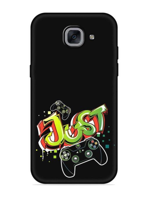 Graffiti Gamepad Illustration Embossed Soft Silicone Case for Samsung Galaxy J7 Max Zapvi