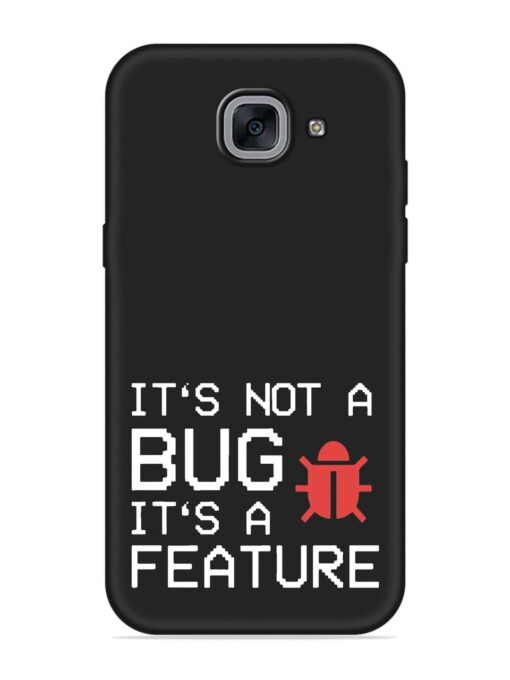 Not Bug Feature Embossed Soft Silicone Case for Samsung Galaxy J7 Max Zapvi