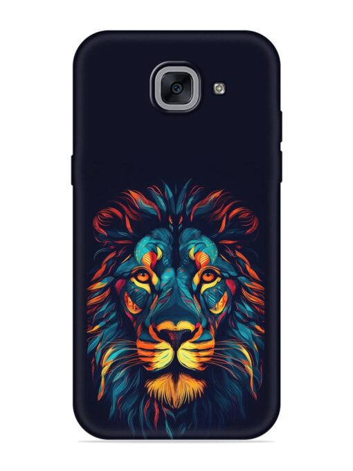 Colorful Lion Embossed Soft Silicone Case for Samsung Galaxy J7 Max Zapvi