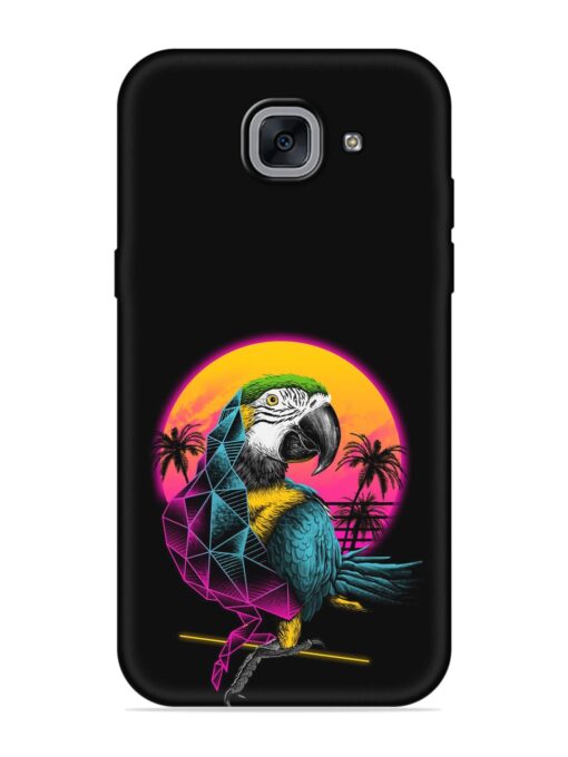 Rad Parrot Embossed Soft Silicone Case for Samsung Galaxy J7 Max