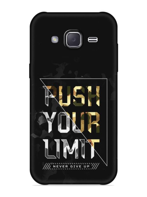 Push Your Limits Embossed Soft Silicone Case for Samsung Galaxy J7 Nxt Zapvi