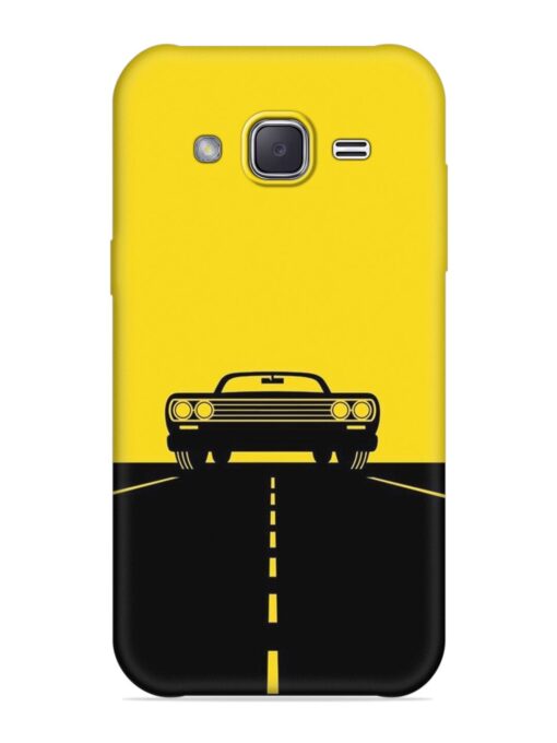 Classic Car Embossed Soft Silicone Case for Samsung Galaxy J7 Nxt