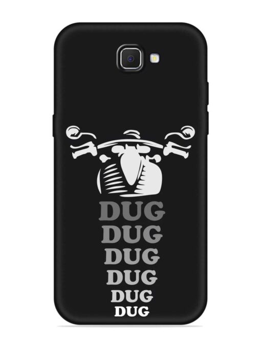 Dug Dug Dug Embossed Soft Silicone Case for Samsung Galaxy J7 Prime