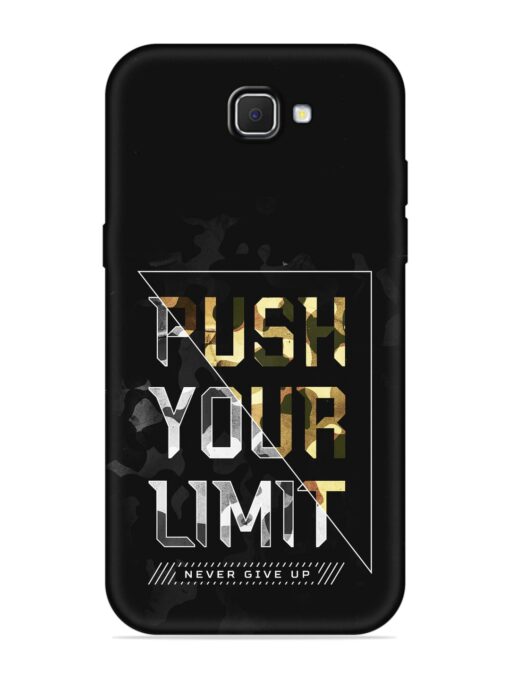 Push Your Limits Embossed Soft Silicone Case for Samsung Galaxy J7 Prime