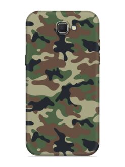 Army Military Camouflage Dark Green Embossed Soft Silicone Case for Samsung Galaxy J7 Prime