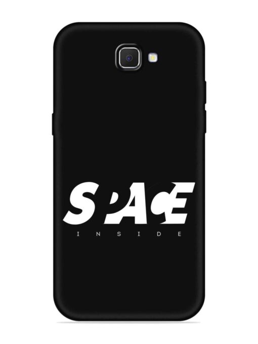 Space Typography Art Embossed Soft Silicone Case for Samsung Galaxy J7 Prime