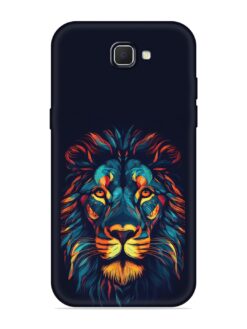 Colorful Lion Embossed Soft Silicone Case for Samsung Galaxy J7 Prime