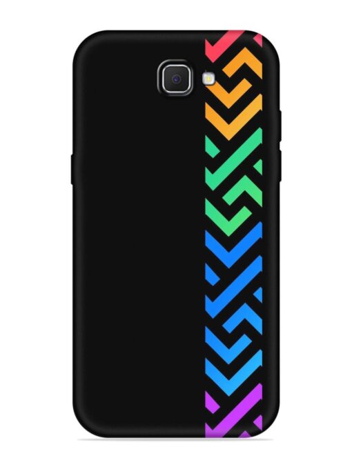 Colorshape Stripes Embossed Soft Silicone Case for Samsung Galaxy J7 Prime