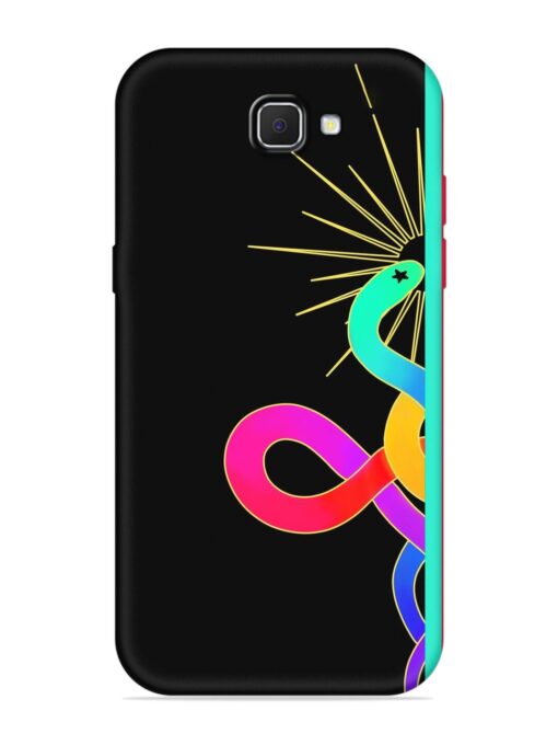 Art Geometric Abstraction Embossed Soft Silicone Case for Samsung Galaxy J7 Prime