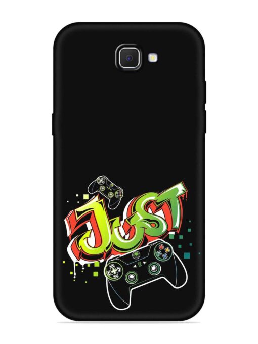 Graffiti Gamepad Illustration Embossed Soft Silicone Case for Samsung Galaxy J7 Prime 2 Zapvi