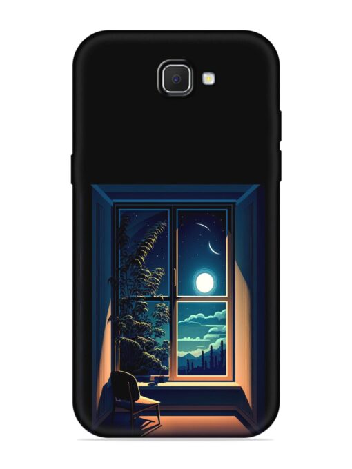 Night View At Window Embossed Soft Silicone Case for Samsung Galaxy J7 Prime 2 Zapvi