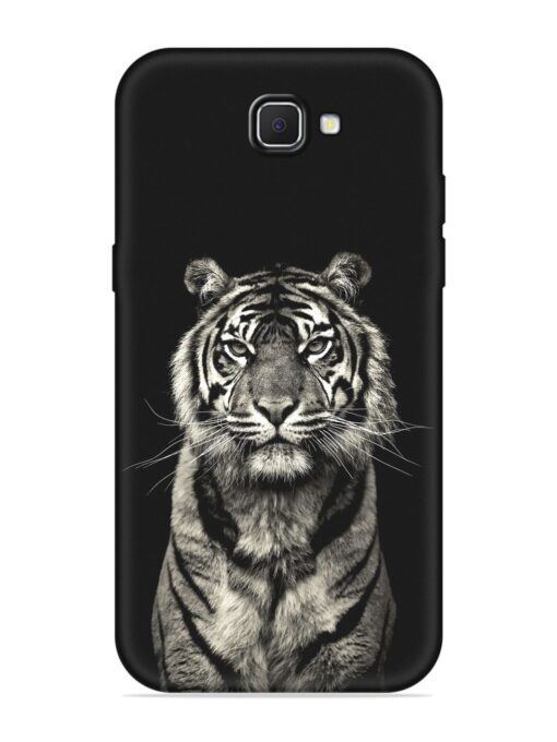 Tiger Art Embossed Soft Silicone Case for Samsung Galaxy J7 Prime 2 Zapvi