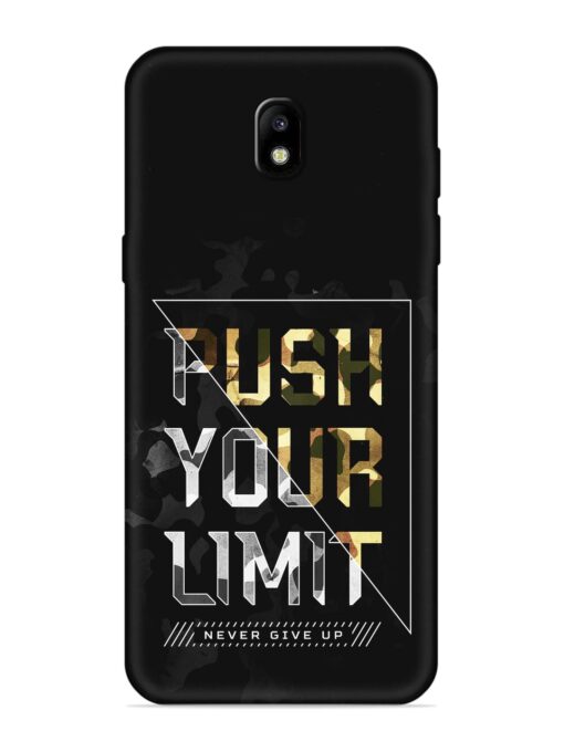 Push Your Limits Embossed Soft Silicone Case for Samsung Galaxy J7 Pro Zapvi