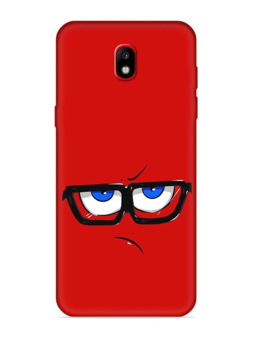 Rad Angry Face Embossed Soft Silicone Case for Samsung Galaxy J7 Pro