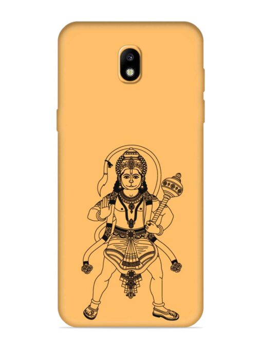 Indian God Hanuman Embossed Soft Silicone Case for Samsung Galaxy J7 Pro Zapvi