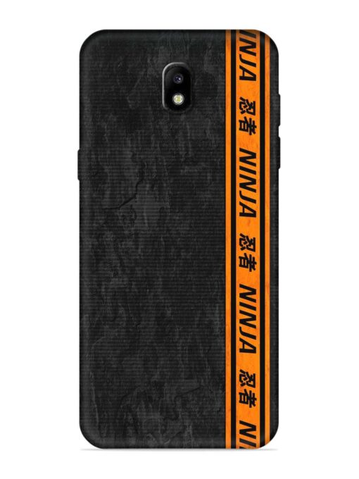 Ninja Srtips Embossed Soft Silicone Case for Samsung Galaxy J7 Pro Zapvi