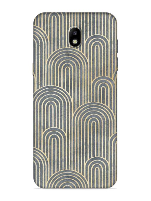 Art Deco Style Embossed Soft Silicone Case for Samsung Galaxy J7 Pro