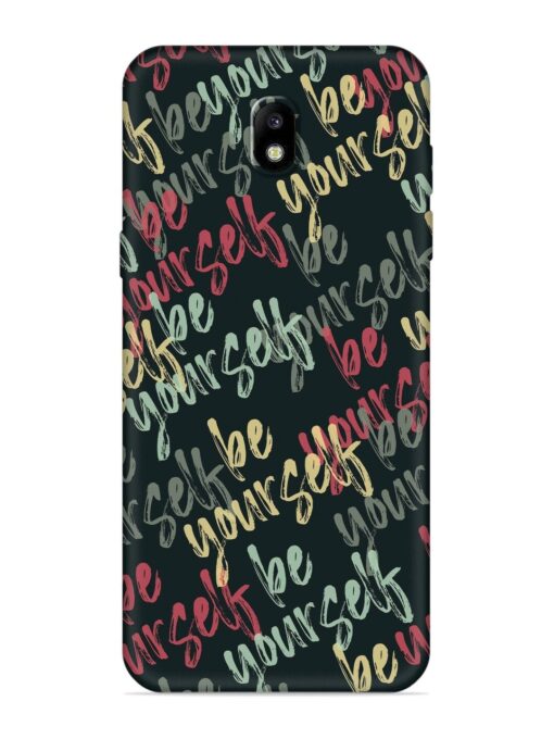 Yourself Seamless Embossed Soft Silicone Case for Samsung Galaxy J7 Pro Zapvi