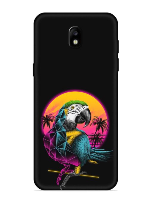 Rad Parrot Embossed Soft Silicone Case for Samsung Galaxy J7 Pro