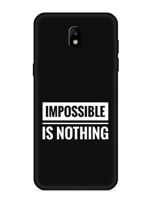 Impossible Is Nothing Embossed Soft Silicone Case for Samsung Galaxy J7 Pro Zapvi