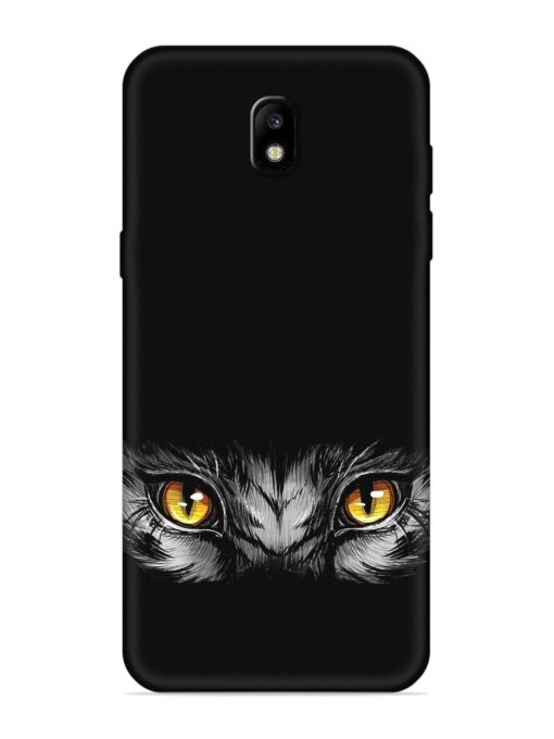 Scary Eye Embossed Soft Silicone Case for Samsung Galaxy J7 Pro