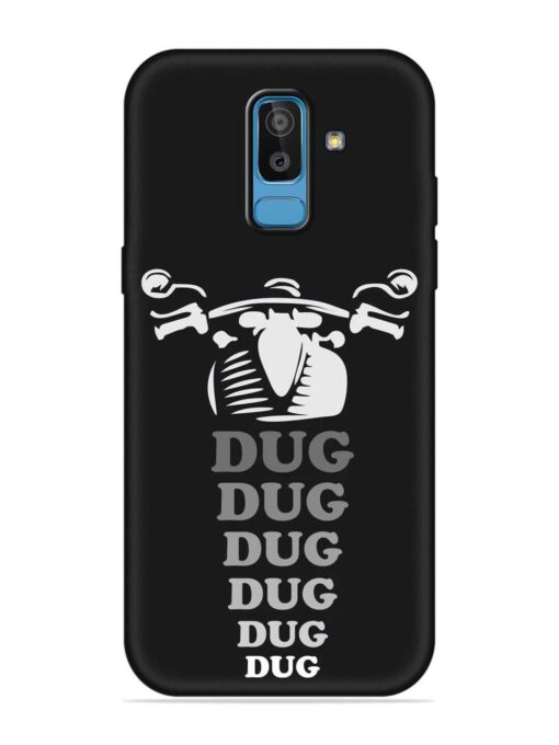 Dug Dug Dug Embossed Soft Silicone Case for Samsung Galaxy J8