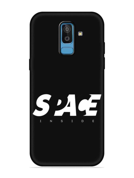 Space Typography Art Embossed Soft Silicone Case for Samsung Galaxy J8 Zapvi