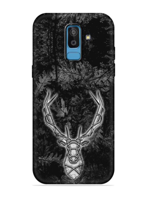 Ancient Deer Embossed Soft Silicone Case for Samsung Galaxy J8 Zapvi