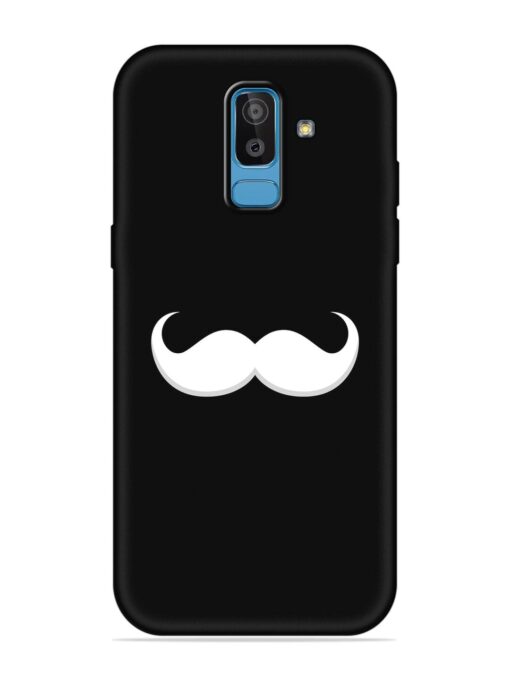 Mustache Vector Embossed Soft Silicone Case for Samsung Galaxy J8 Zapvi