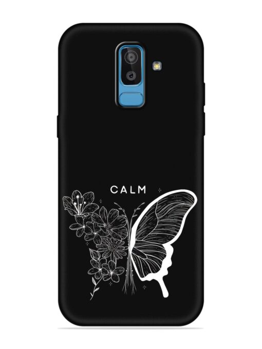 Calm Embossed Soft Silicone Case for Samsung Galaxy J8