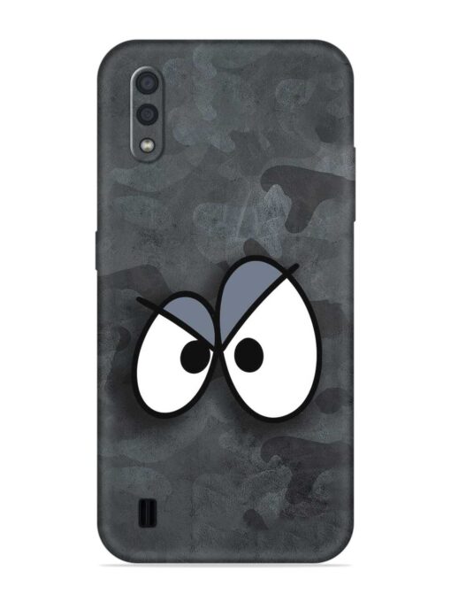 Big Eyes Night Mode Embossed Soft Silicone Case for Samsung Galaxy M01