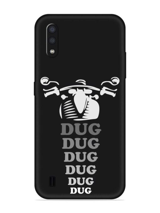 Dug Dug Dug Embossed Soft Silicone Case for Samsung Galaxy M01