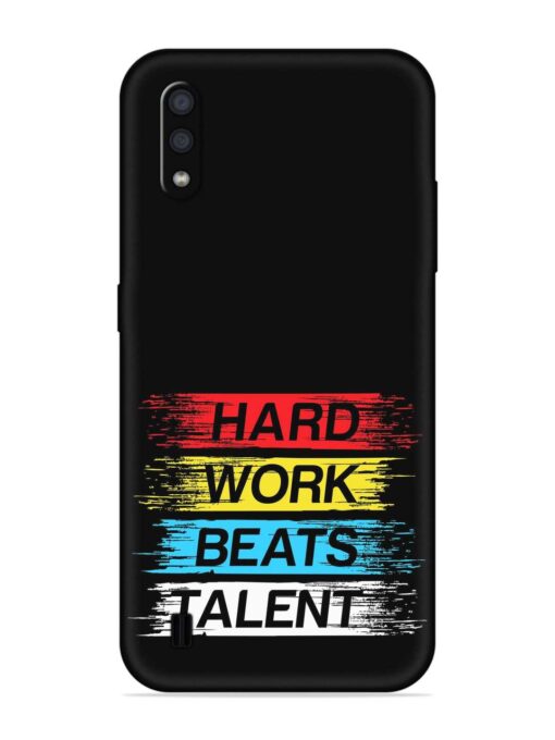 Hard Work Beats Embossed Soft Silicone Case for Samsung Galaxy M01