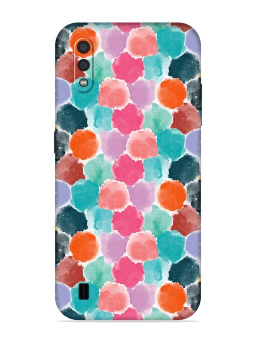 Colorful Seamless Pattern Embossed Soft Silicone Case for Samsung Galaxy M01