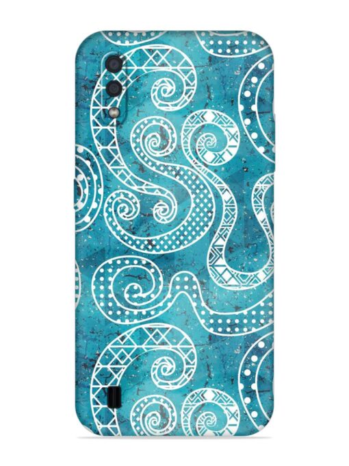 Vintage Curved Seamless Embossed Soft Silicone Case for Samsung Galaxy M01