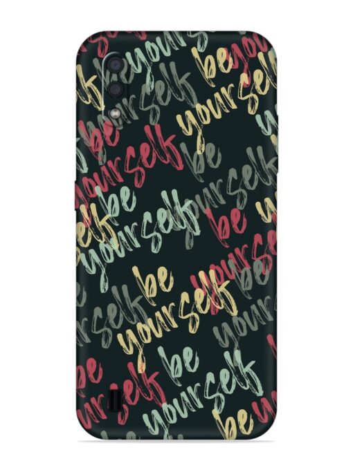 Yourself Seamless Embossed Soft Silicone Case for Samsung Galaxy M01