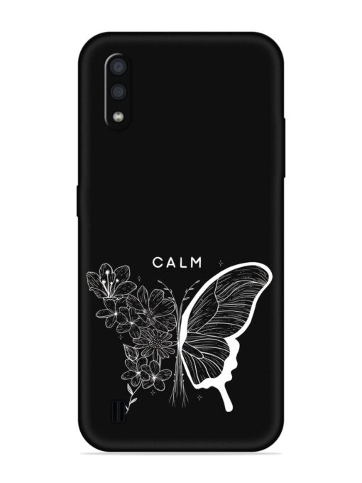 Calm Embossed Soft Silicone Case for Samsung Galaxy M01 Zapvi