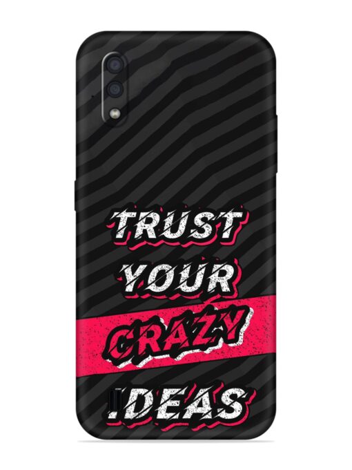 Trust Your Crazy Ideas Embossed Soft Silicone Case for Samsung Galaxy M01